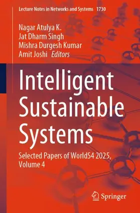 Atulya K. / Dharm Singh / Durgesh Kumar |  Intelligent Sustainable Systems | Buch |  Sack Fachmedien