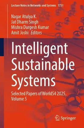 Atulya K. / Dharm Singh / Durgesh Kumar |  Intelligent Sustainable Systems | Buch |  Sack Fachmedien