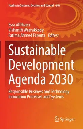 AlDhaen / Weerakkody / Ahmed Farouta |  Sustainable Development Agenda 2030 | Buch |  Sack Fachmedien