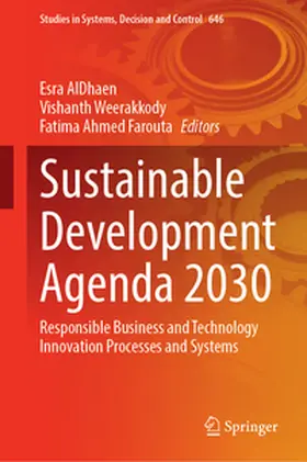 AlDhaen / Weerakkody / Ahmed Farouta |  Sustainable Development Agenda 2030 | eBook | Sack Fachmedien
