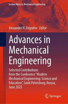 Evgrafov | Advances in Mechanical Engineering | Buch | 978-3-032-12143-1 | www.sack.de