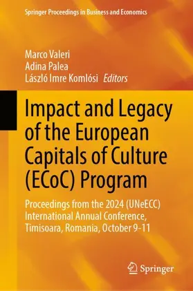 Valeri / Palea / Komlósi |  Impact and Legacy of the European Capitals of Culture (ECoC) Program | Buch |  Sack Fachmedien