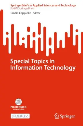 Cappiello |  Special Topics in Information Technology | Buch |  Sack Fachmedien