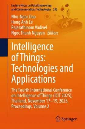 Dao / Le / Vadivel |  Intelligence of Things: Technologies and Applications | Buch |  Sack Fachmedien