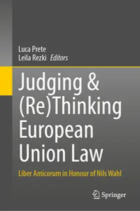 Prete / Rezki |  Judging & (Re)Thinking European Union Law | eBook | Sack Fachmedien