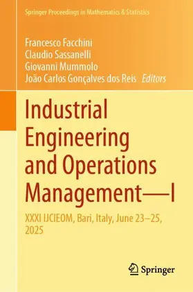Facchini / Sassanelli / Mummolo |  Industrial Engineering and Operations Management - I | Buch |  Sack Fachmedien