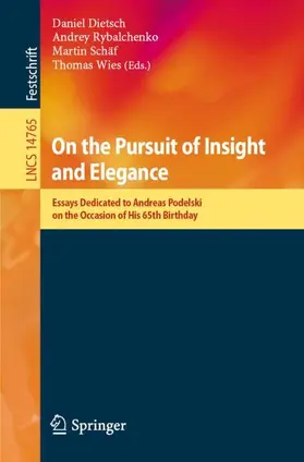 Dietsch / Rybalchenko / Schäf |  On the Pursuit of Insight and Elegance | Buch |  Sack Fachmedien