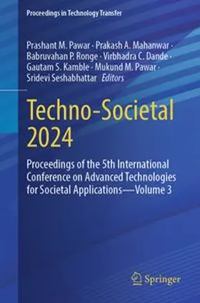 Pawar / Mahanwar / Ronge |  Techno-Societal 2024 | eBook | Sack Fachmedien