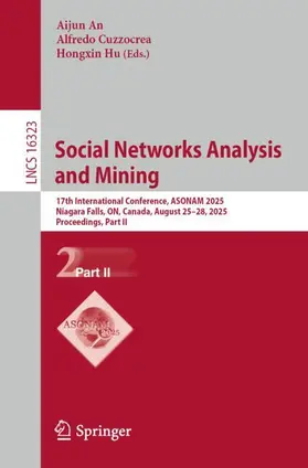 An / Cuzzocrea / Hu |  Social Networks Analysis and Mining | Buch |  Sack Fachmedien