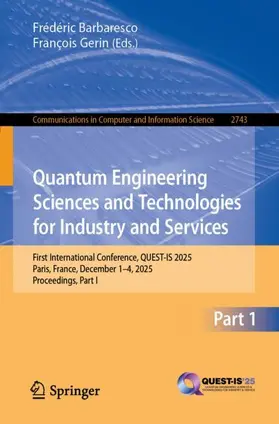 Barbaresco / Gerin |  Quantum Engineering Sciences and Technologies for Industry and Services | Buch |  Sack Fachmedien