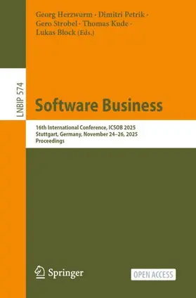 Herzwurm / Petrik / Strobel |  Software Business | Buch |  Sack Fachmedien