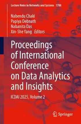 Chaki / Debnath / Das |  Proceedings of International Conference on Data Analytics and Insights | eBook | Sack Fachmedien