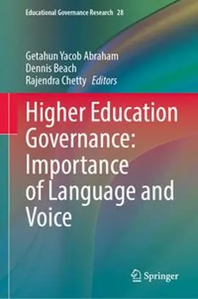 Abraham / Beach / Chetty |  Higher Education Governance: Importance of Language and Voice | eBook | Sack Fachmedien