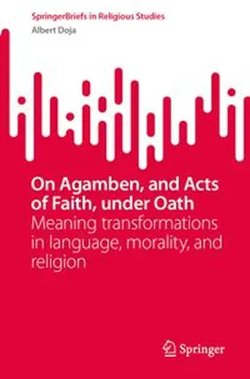 Doja |  On Agamben, and Acts of Faith, under Oath | Buch |  Sack Fachmedien