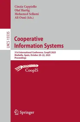 Cappiello / Hartig / Sellami |  Cooperative Information Systems | Buch |  Sack Fachmedien