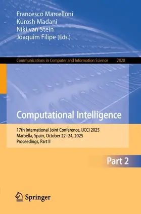 Marcelloni / Madani / van Stein |  Computational Intelligence | Buch |  Sack Fachmedien