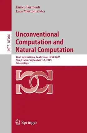 Formenti / Manzoni |  Unconventional Computation and Natural Computation | Buch |  Sack Fachmedien