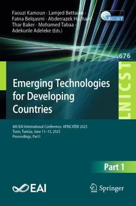 Kamoun / Bettaieb / Belqasmi |  Emerging Technologies for Developing Countries | Buch |  Sack Fachmedien