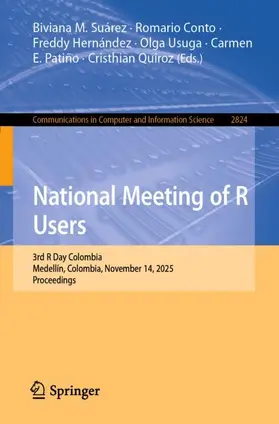 Suárez / Conto / Hernández |  National Meeting of R Users | Buch |  Sack Fachmedien