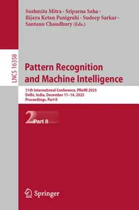 Mitra / Saha / Panigrahi | Pattern Recognition and Machine Intelligence | E-Book | www.sack.de