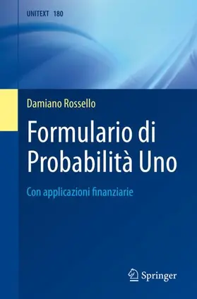Rossello |  Formulario di Probabilità Uno | Buch |  Sack Fachmedien