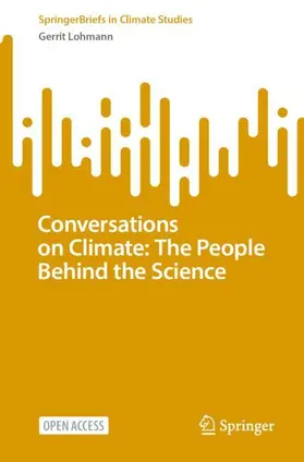 Lohmann |  Conversations on Climate: The People Behind the Science | Buch |  Sack Fachmedien