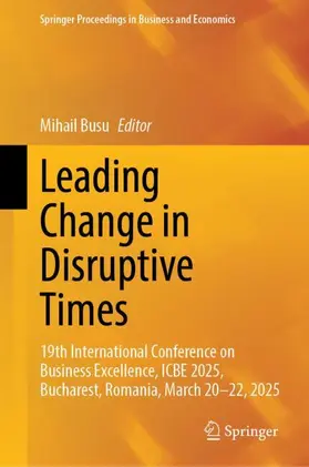 Busu |  Leading Change in Disruptive Times | Buch |  Sack Fachmedien
