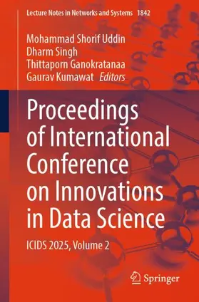 Uddin / Singh / Ganokratanaa |  Proceedings of International Conference on Innovations in Data Science | Buch |  Sack Fachmedien