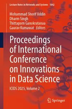 Uddin / Singh / Ganokratanaa |  Proceedings of International Conference on Innovations in Data Science | eBook | Sack Fachmedien
