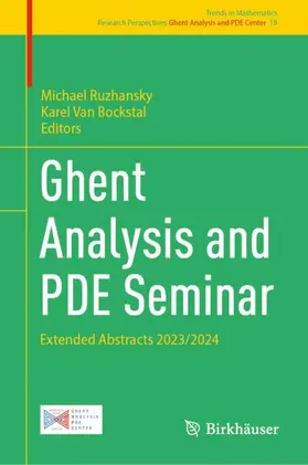 Ruzhansky / Van Bockstal |  Ghent Analysis and PDE Seminar | Buch |  Sack Fachmedien