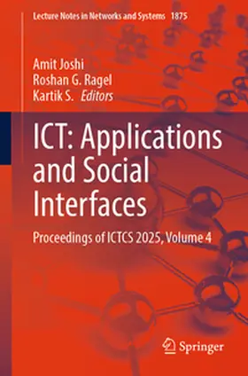 Joshi / Ragel / S. | ICT: Applications and Social Interfaces | E-Book | www.sack.de