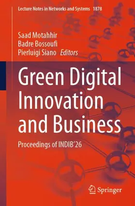 Motahhir / Bossoufi / Siano |  Green Digital Innovation and Business | Buch |  Sack Fachmedien