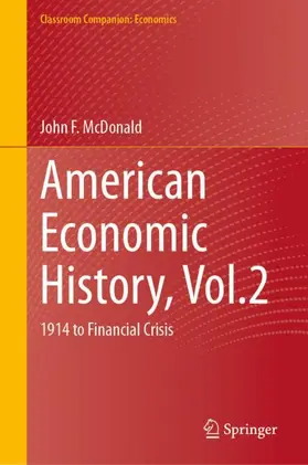 McDonald |  American Economic History, Vol.2 | Buch |  Sack Fachmedien