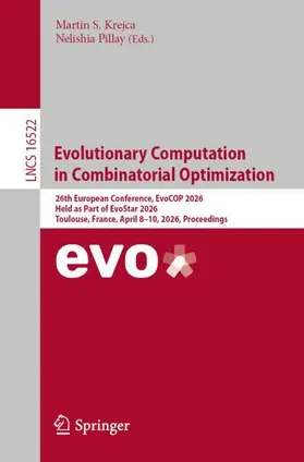 Krejca / Pillay |  Evolutionary Computation in Combinatorial Optimization | Buch |  Sack Fachmedien