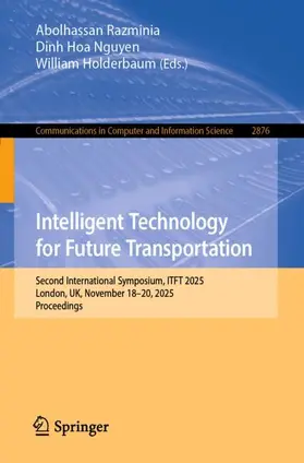Razminia / Nguyen / Holderbaum |  Intelligent Technology for Future Transportation | Buch |  Sack Fachmedien
