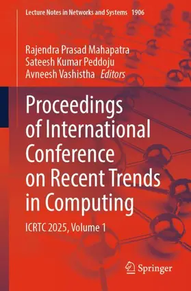Mahapatra / Peddoju / Vashistha |  Proceedings of International Conference on Recent Trends in Computing | Buch |  Sack Fachmedien