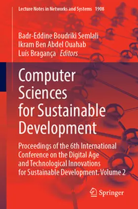 Boudriki Semlali / Ben Abdel Ouahab / Bragança |  Computer Sciences for Sustainable Development | Buch |  Sack Fachmedien