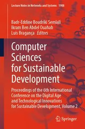 Boudriki Semlali / Ben Abdel Ouahab / Bragança | Computer Sciences for Sustainable Development | E-Book | www.sack.de