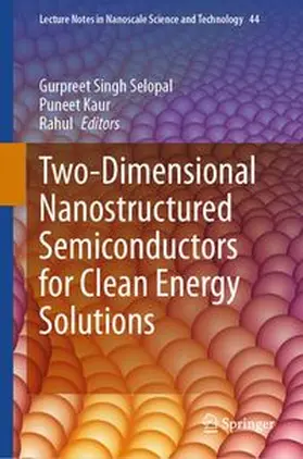 Selopal / Kaur / Rahul |  Two-Dimensional Nanostructured Semiconductors for Clean Energy Solutions | eBook | Sack Fachmedien