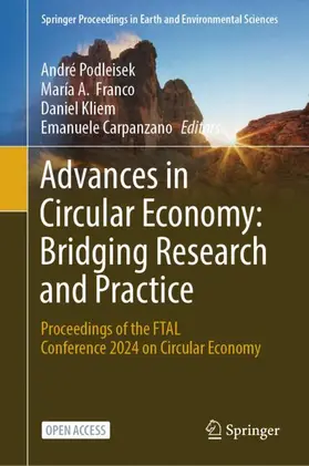 Podleisek / Franco / Kliem |  Advances in Circular Economy: Bridging Research and Practice | Buch |  Sack Fachmedien