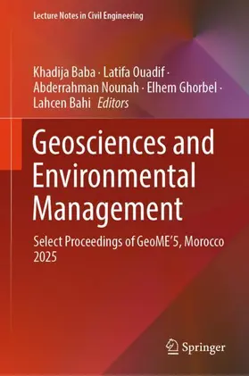 Baba / Ouadif / Nounah |  Geosciences and Environmental Management | Buch |  Sack Fachmedien