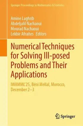 Laghrib / Nachaoui / Afraites |  Numerical Techniques for Solving Ill-posed Problems and Their Applications | Buch |  Sack Fachmedien