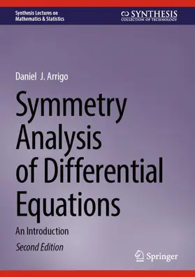 Arrigo |  Symmetry Analysis of Differential Equations | Buch |  Sack Fachmedien