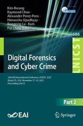 Choo / Perez-Pons / Upadhyay | Digital Forensics and Cyber Crime | E-Book | www.sack.de