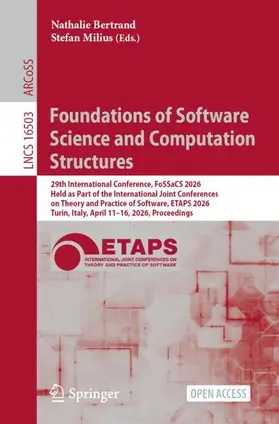 Bertrand / Milius |  Foundations of Software Science and Computation Structures | Buch |  Sack Fachmedien