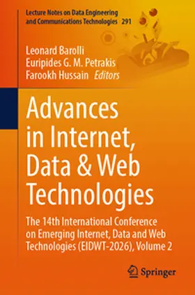Barolli / Petrakis / Hussain | Advances in Internet, Data & Web Technologies | E-Book | www.sack.de