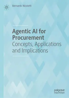 Nicoletti |  Agentic AI for Procurement | Buch |  Sack Fachmedien