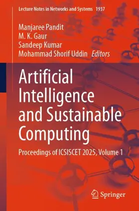 Pandit / Gaur / Kumar |  Artificial Intelligence and Sustainable Computing | Buch |  Sack Fachmedien