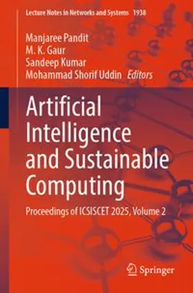 Pandit / Gaur / Kumar | Artificial Intelligence and Sustainable Computing | E-Book | www.sack.de