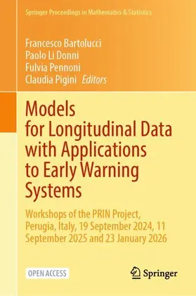 Bartolucci / Li Donni / Pennoni |  Models for Longitudinal Data with Applications to Early Warning Systems | Buch |  Sack Fachmedien